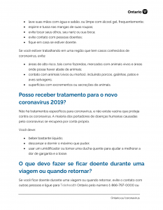 Coronavirus - COVID19- sintomas e prevenção